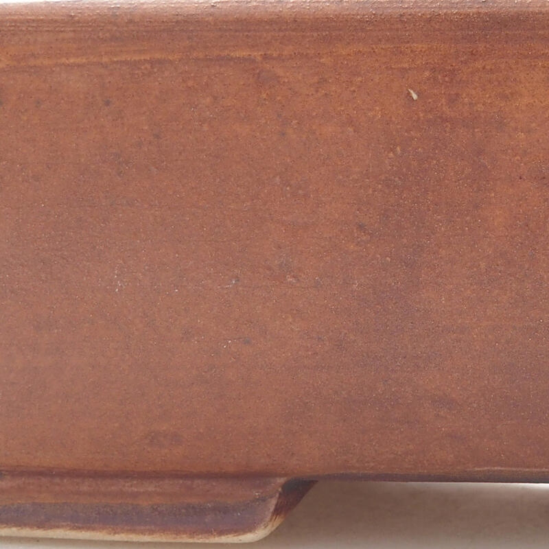 Bonsaischale aus Keramik 14,5 x 12 x 4 cm, Farbe braun