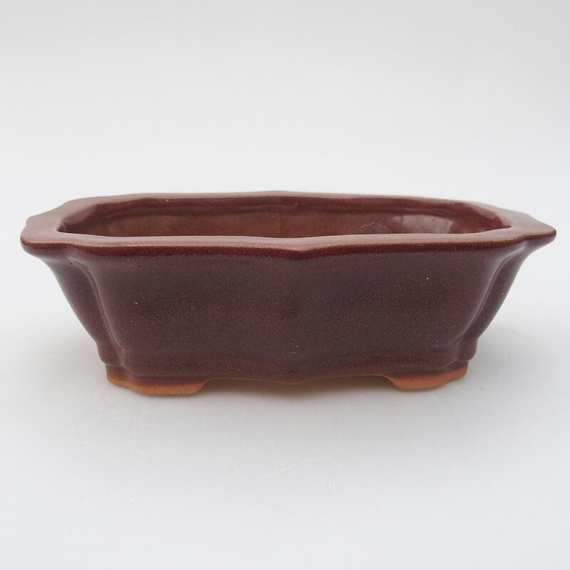 Bonsaischale aus Keramik 14 x 10 x 4 cm, rosa