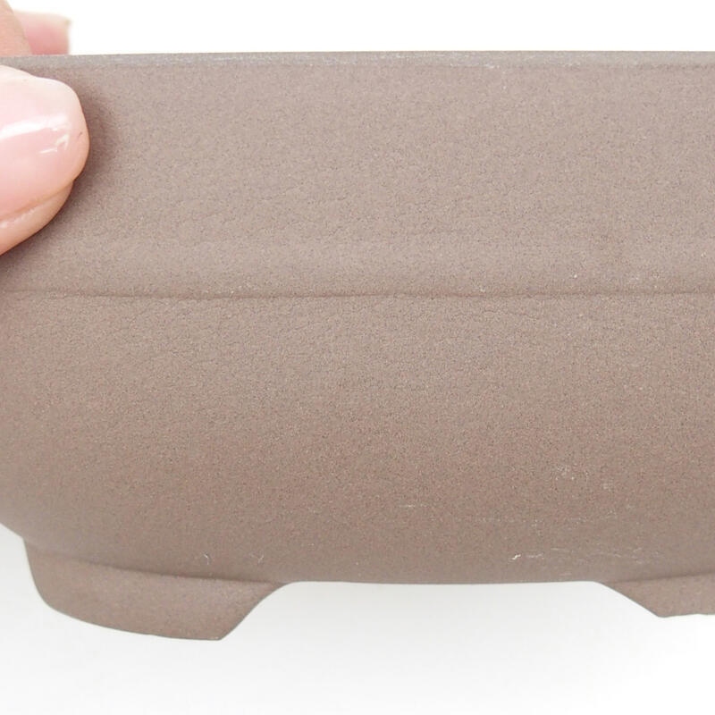 Bonsaischale aus Keramik 14 x 10 x 6 cm, Farbe schwarz