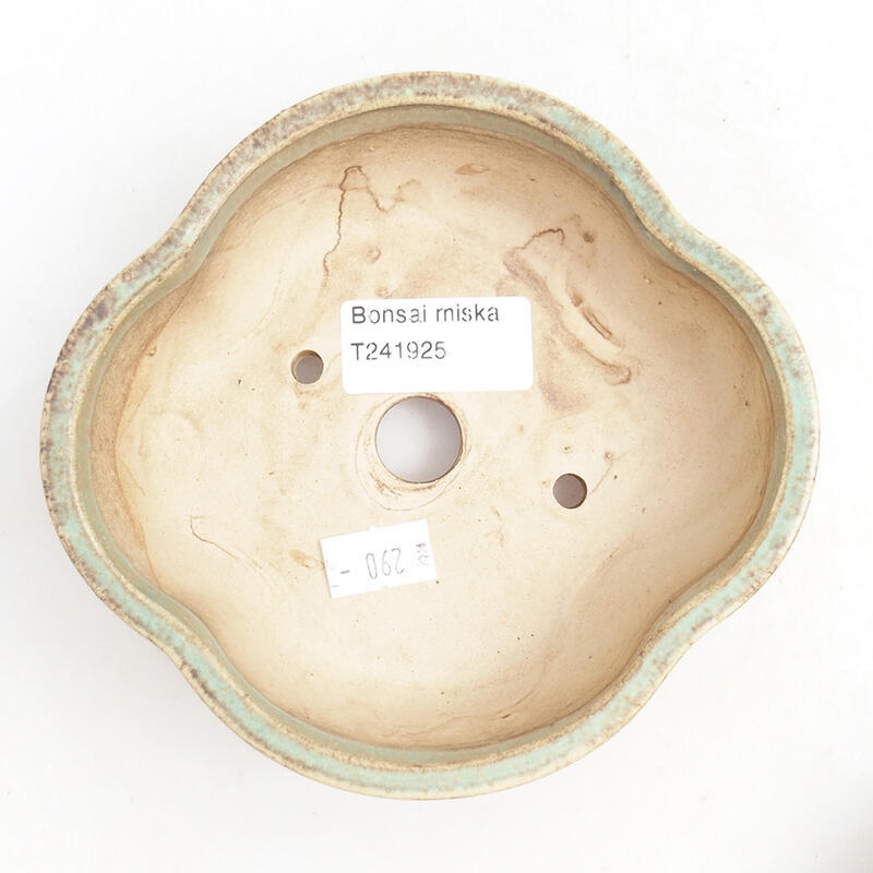 Bonsaischale aus Keramik 14 x 13 x 5 cm, grün