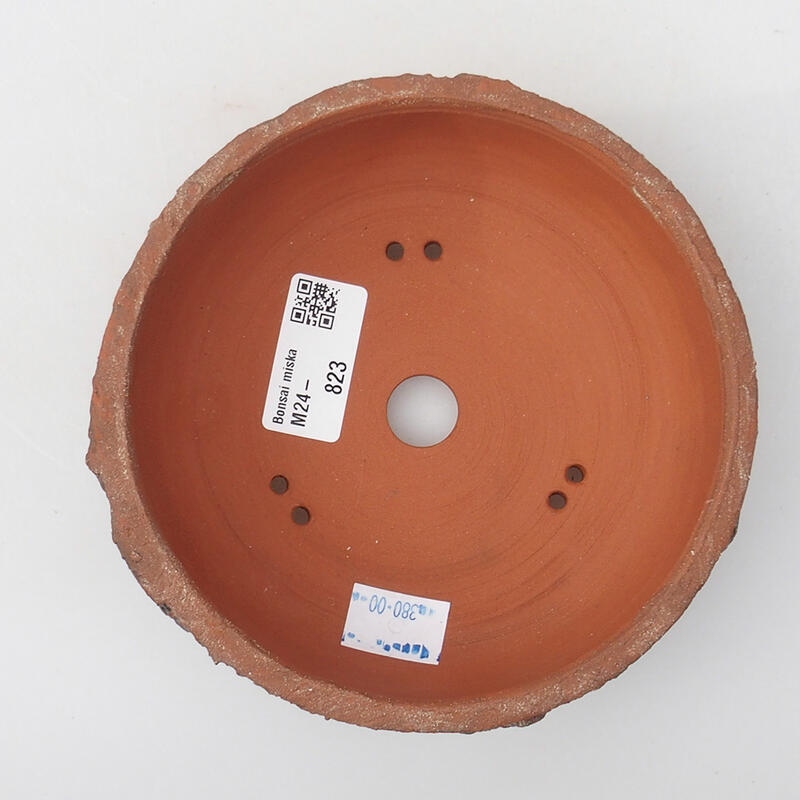 Bonsaischale aus Keramik 14 x 14 x 4,5 cm, braun