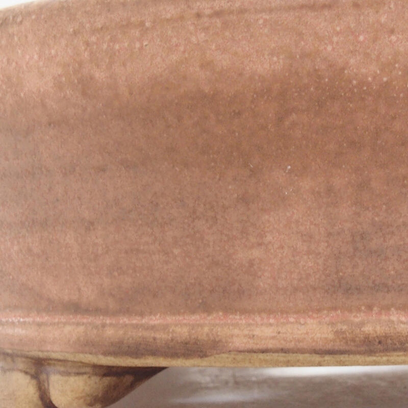 Bonsaischale aus Keramik 15,5 x 15,5 x 5 cm, rosa