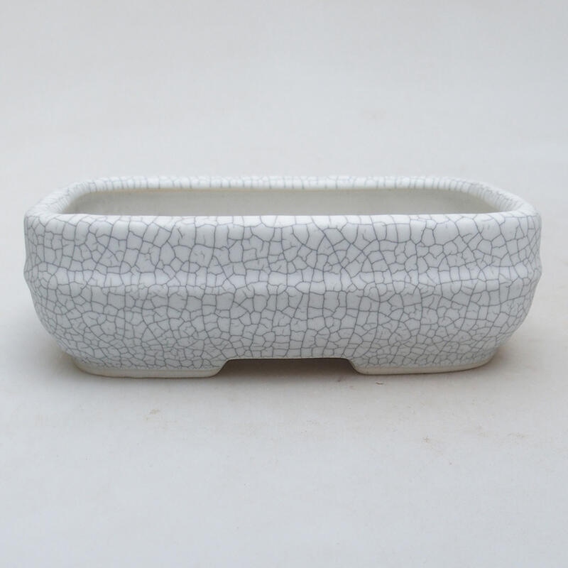 Bonsaischale aus Keramik 15 x 10,5 x 4,5 cm, Raku-Farbe