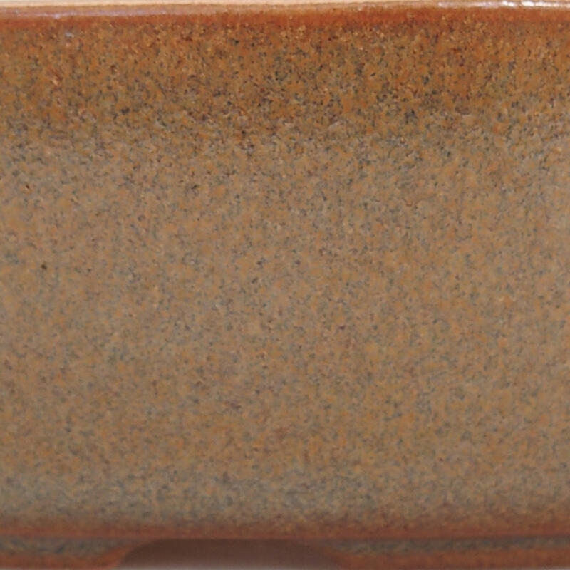 Bonsaischale aus Keramik 15 x 10 x 4,5 cm, braun