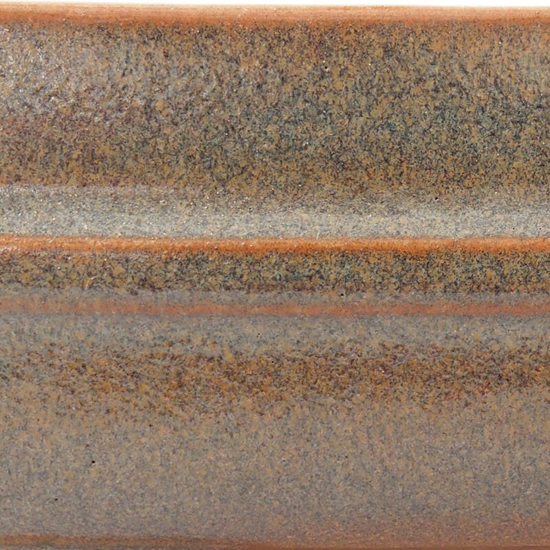 Bonsaischale aus Keramik 15 x 12,5 x 4,5 cm, braun