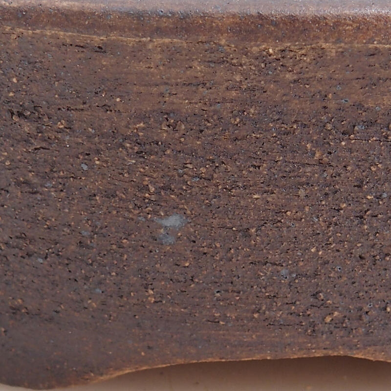 Bonsaischale aus Keramik 15 x 12 x 4 cm, braun