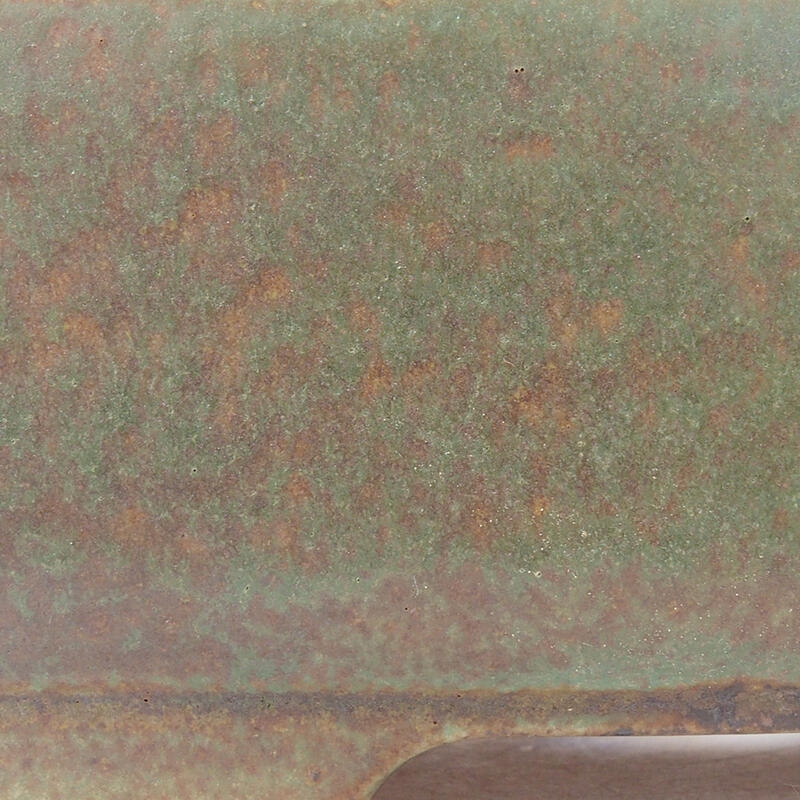 Bonsaischale aus Keramik 15 x 12 x 5,5 cm, grün