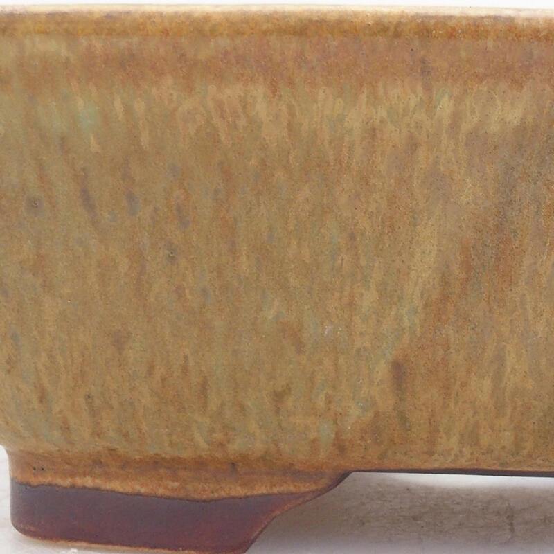 Bonsaischale aus Keramik 15 x 13 x 5 cm, grün