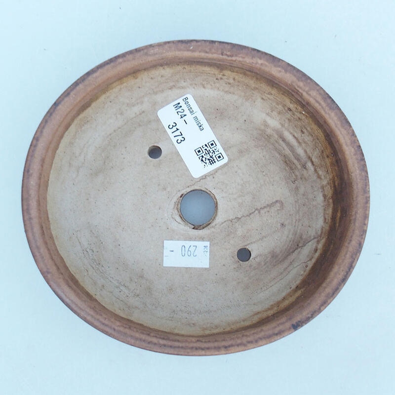 Bonsaischale aus Keramik 15 x 14 x 4 cm, rosa