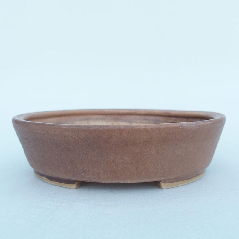 Bonsaischale aus Keramik 15 x 14 x 4 cm, rosa