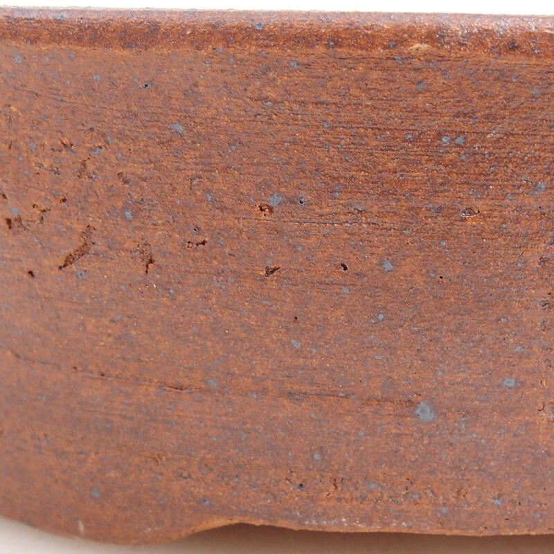 Bonsaischale aus Keramik 16,5 x 13,5 x 5 cm, braun