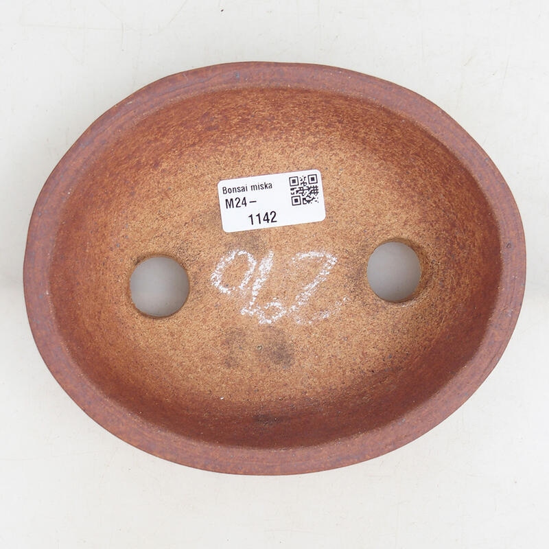 Bonsaischale aus Keramik 16,5 x 14 x 5 cm, metallfarben