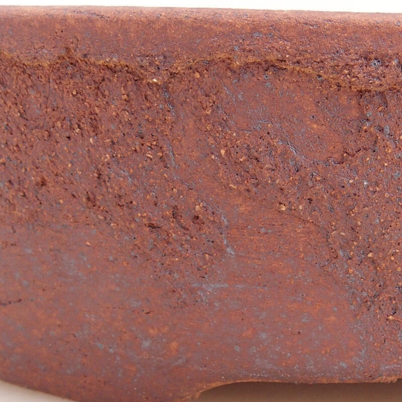 Bonsaischale aus Keramik 16,5 x 14 x 5 cm, metallfarben