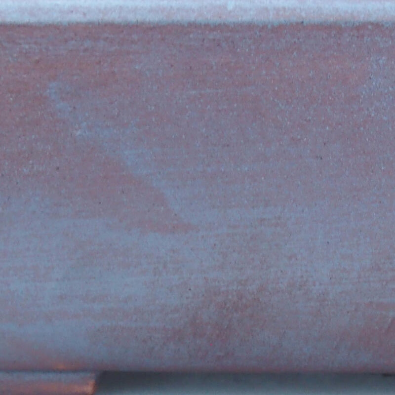 Bonsaischale aus Keramik 16 x 11 x 5,5 cm, metallfarben