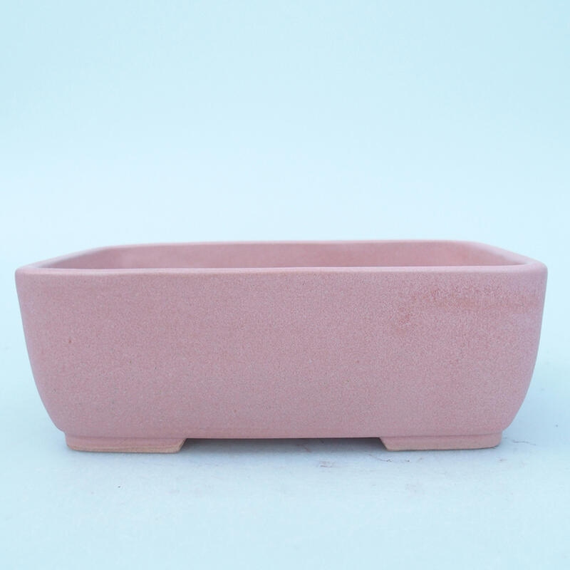 Bonsaischale aus Keramik 16 x 11 x 5,5 cm, rosa