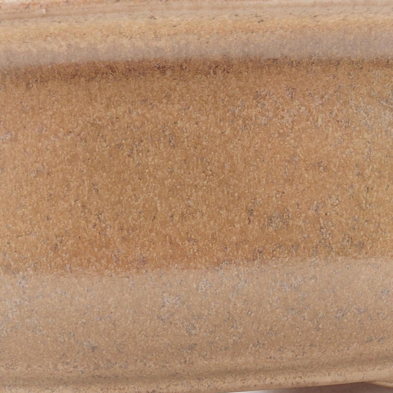 Bonsaischale aus Keramik 16 x 12,5 x 6 cm, Farbe beige