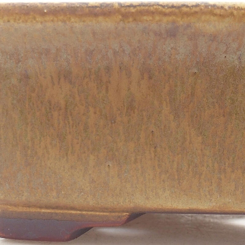 Bonsaischale aus Keramik 17,5 x 14,5 x 5,5 cm, grün