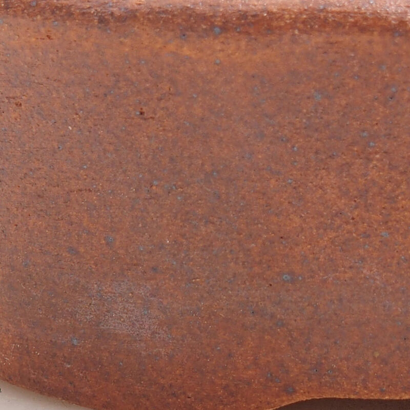 Bonsaischale aus Keramik 17,5 x 14,5 x 5 cm, braun