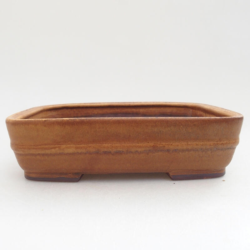 Bonsaischale aus Keramik 17,5 x 14,5 x 5 cm, rosa