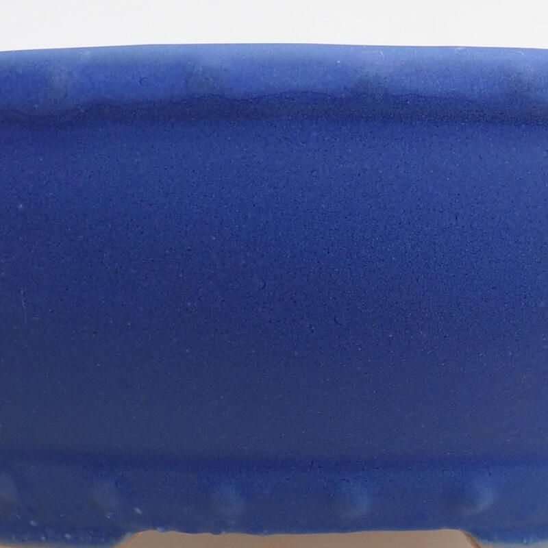 Bonsaischale aus Keramik 17,5 x 17,5 x 5 cm, Farbe blau
