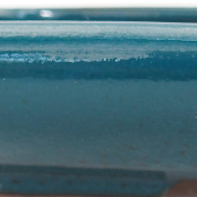 Bonsaischale aus Keramik 17 x 13,5 x 3,5 cm, grün