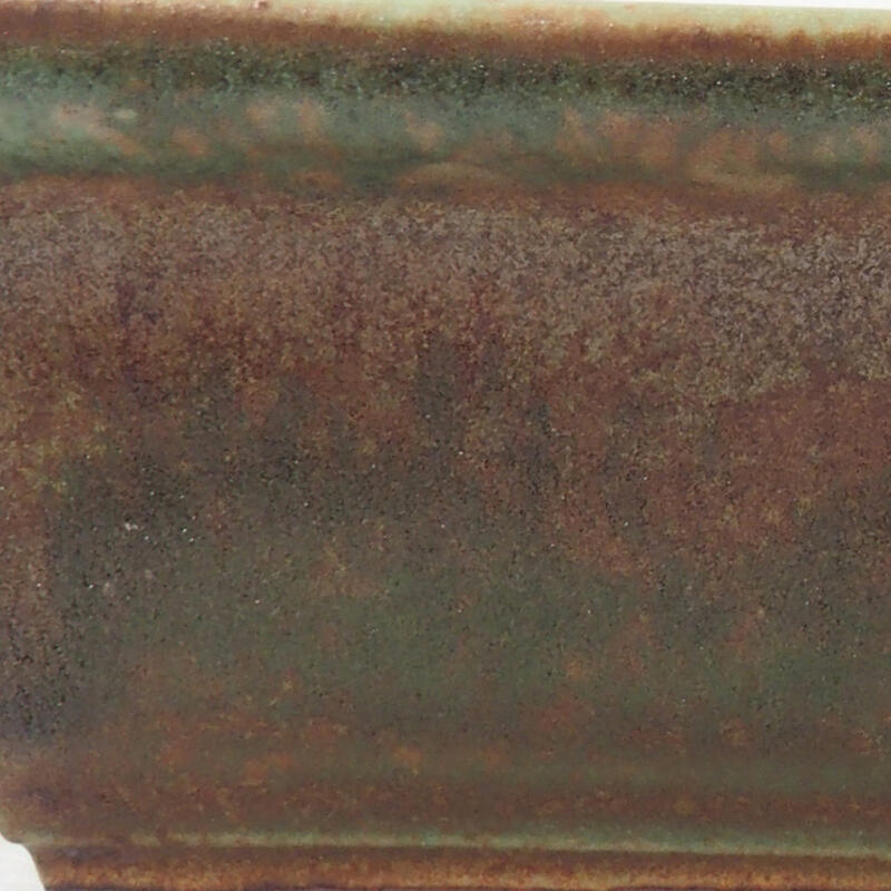 Bonsaischale aus Keramik 18 x 13,5 x 4 cm, grün