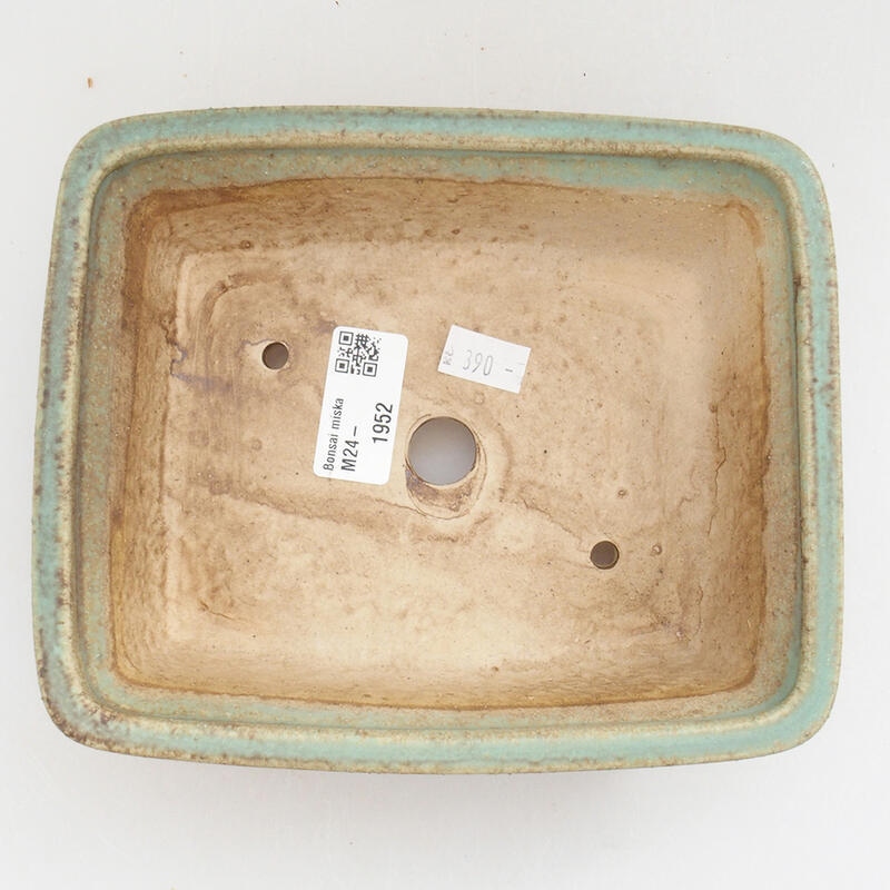 Bonsaischale aus Keramik 18 x 14 x 5,5 cm, grün