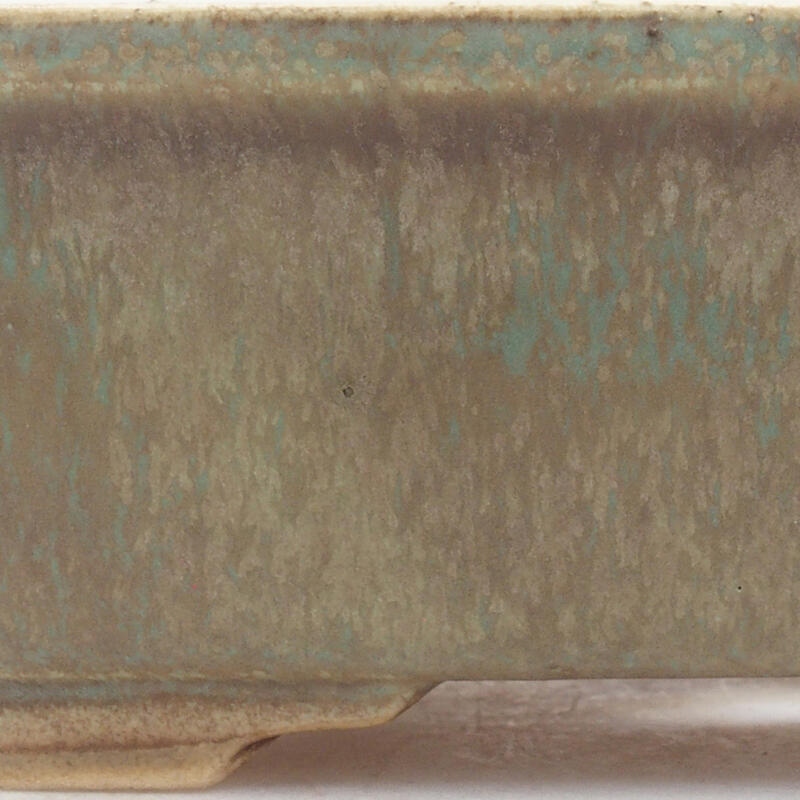 Bonsaischale aus Keramik 18 x 14 x 5,5 cm, grün