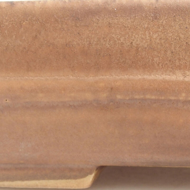 Bonsaischale aus Keramik 18 x 15 x 4,5 cm, braun