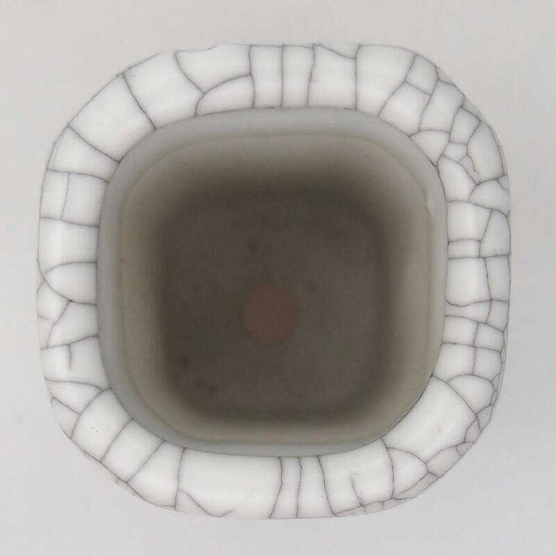 Bonsaischale aus Keramik 2,5 x 2,5 x 4,5 cm, Raku-Farbe