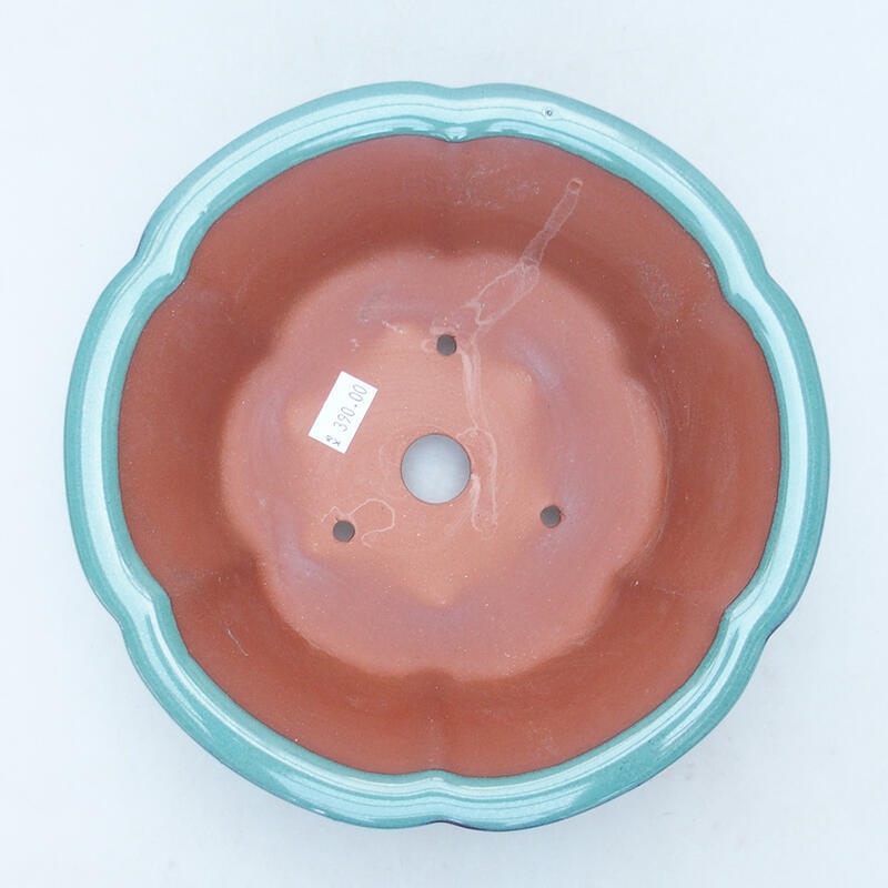 Bonsaischale aus Keramik 20 x 20 x 6,5 cm, grün