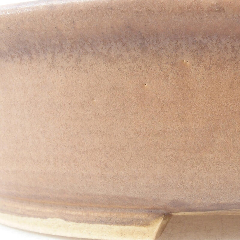 Bonsaischale aus Keramik 21 x 19 x 5 cm, rosa