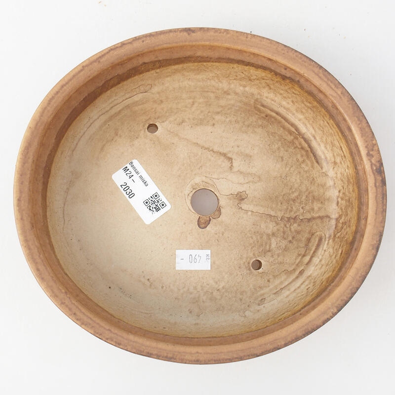 Bonsaischale aus Keramik 21 x 19 x 5 cm, rosa