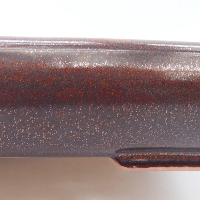 Bonsaischale aus Keramik 23,5 x 17 x 4 cm, braun