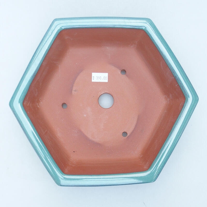 Bonsaischale aus Keramik 23 x 21 x 6 cm, grün