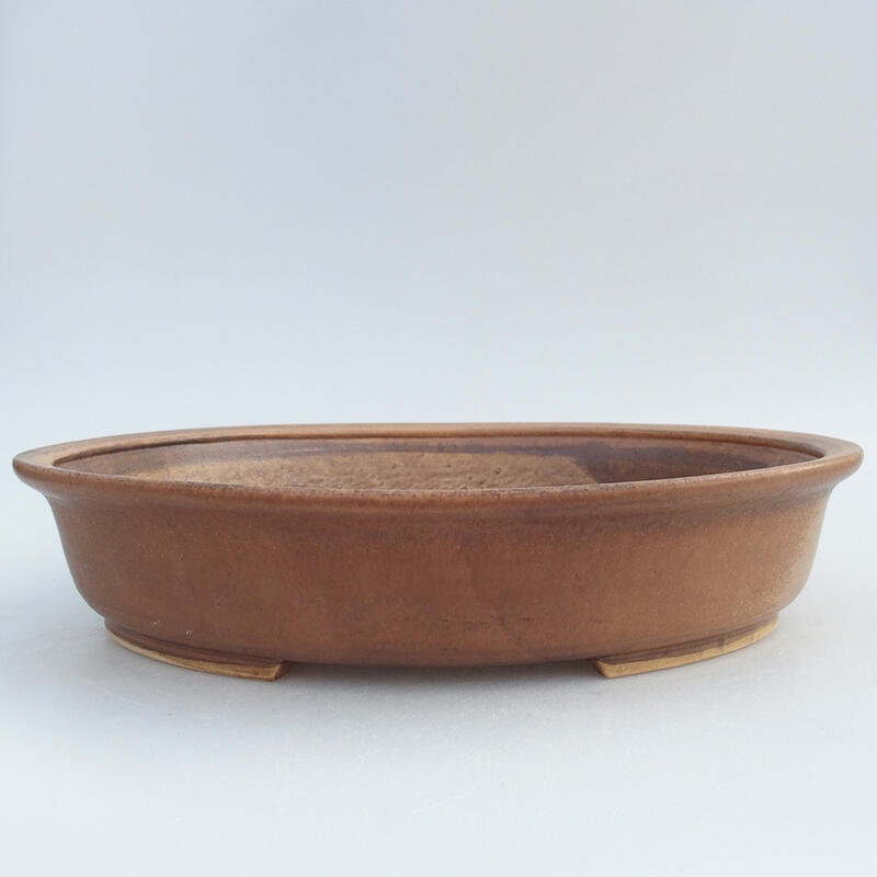 Bonsaischale aus Keramik 28,5 x 25 x 6 cm, rosa