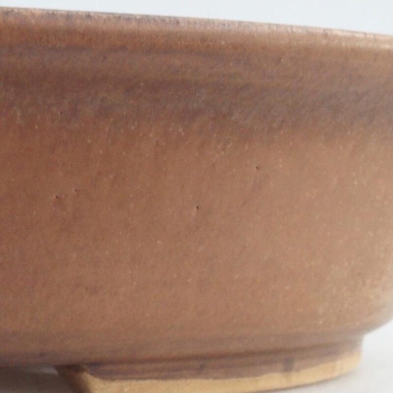 Bonsaischale aus Keramik 28,5 x 25 x 6 cm, rosa