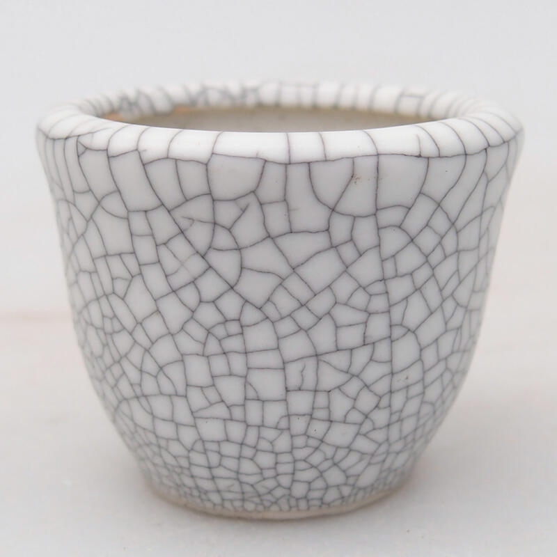 Bonsaischale aus Keramik 3,5 x 3,5 x 2,5 cm, Raku-Farbe