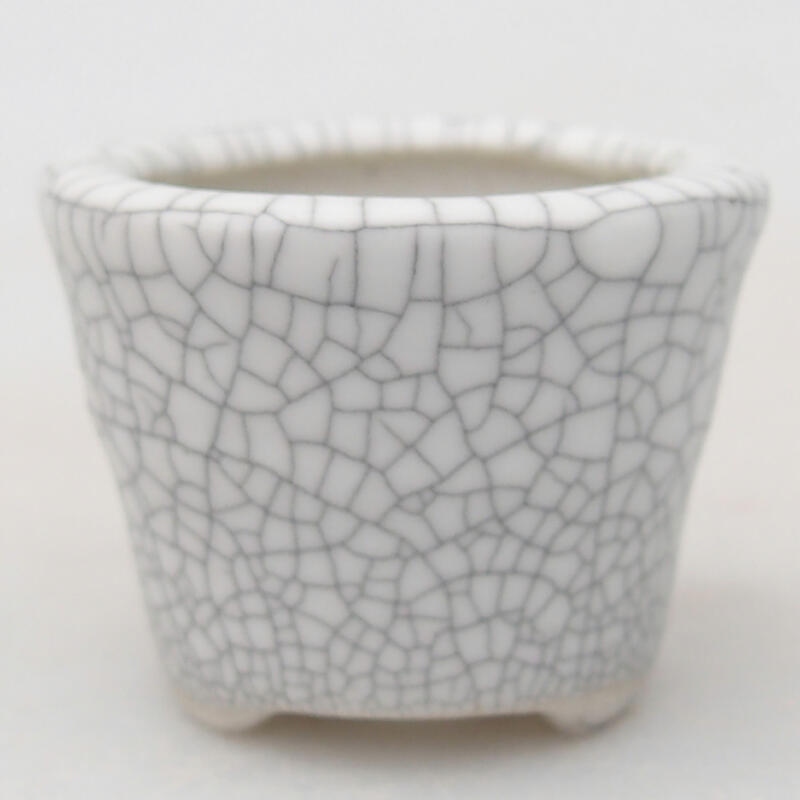 Bonsaischale aus Keramik 3,5 x 3,5 x 2,5 cm, Raku-Farbe