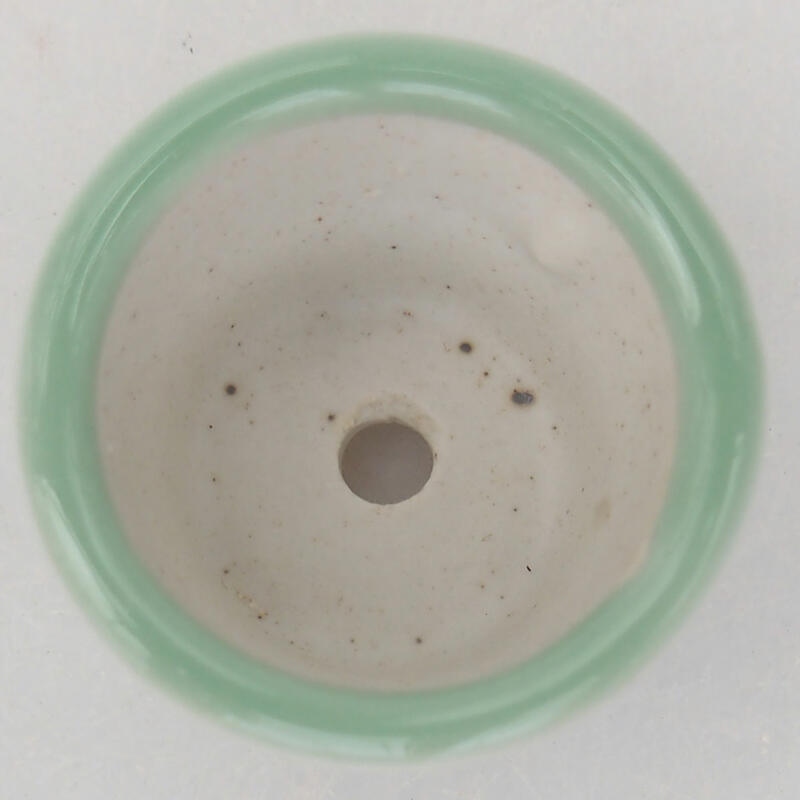 Bonsaischale aus Keramik 3,5 x 3,5 x 2,5 cm, grün