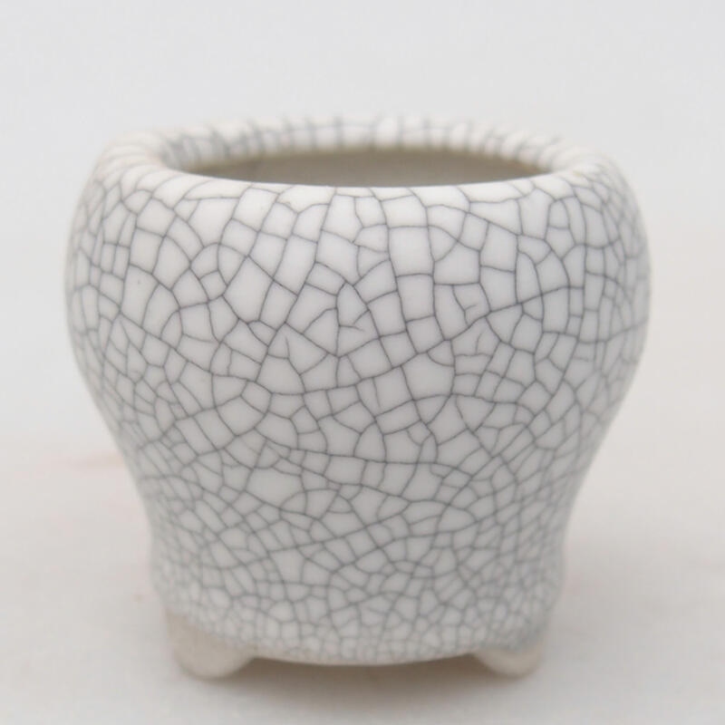 Bonsaischale aus Keramik 3,5 x 3,5 x 3 cm, Raku-Farbe