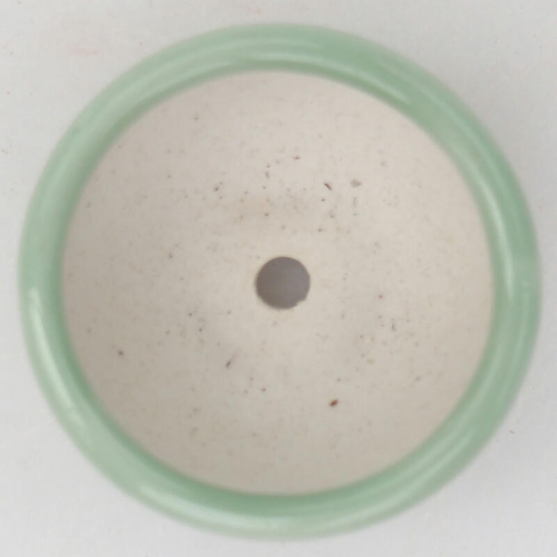 Bonsaischale aus Keramik 4,5 x 4,5 x 2 cm, grün