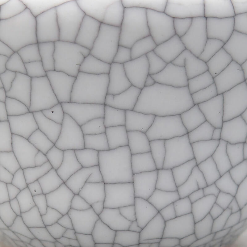 Bonsaischale aus Keramik 4 x 4 x 2 cm, Raku-Farbe