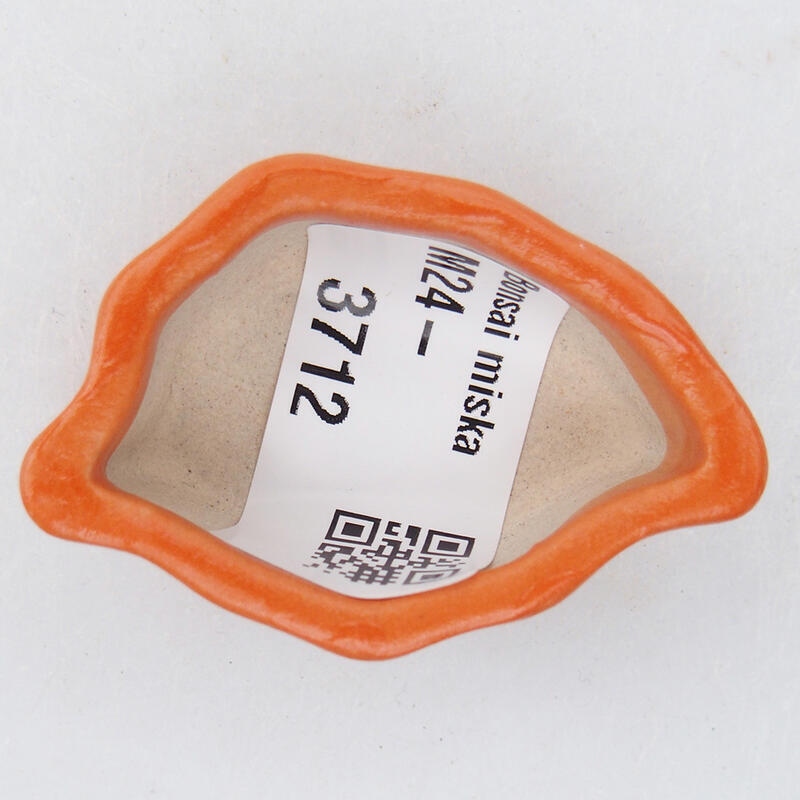 Bonsaischale aus Keramik 5 x 3 x 2 cm, orange