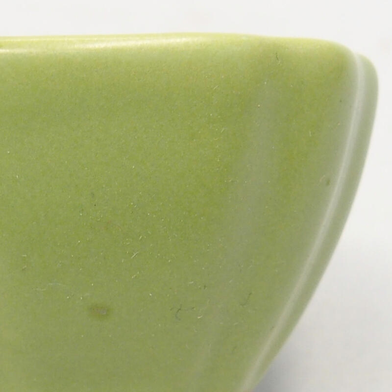 Bonsaischale aus Keramik 5 x 5 x 2,5 cm, grün