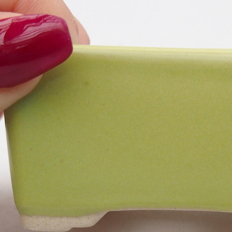 Bonsaischale aus Keramik 6,5 x 5 x 3,5 cm, grün