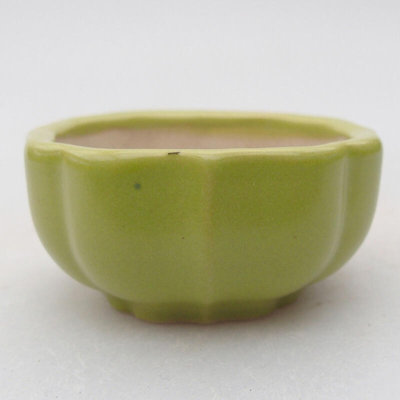 Bonsaischale aus Keramik 6 x 6 x 3 cm, grün