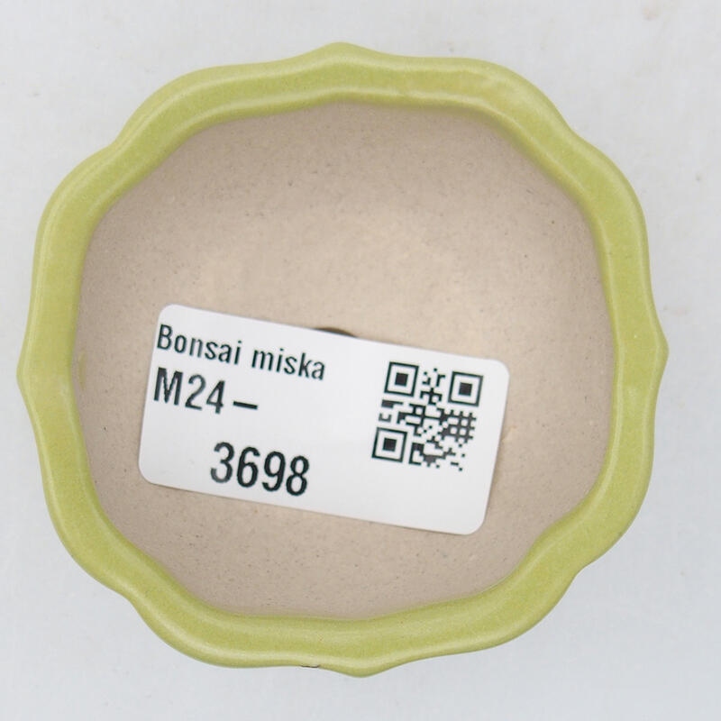 Bonsaischale aus Keramik 6 x 6 x 3 cm, grün