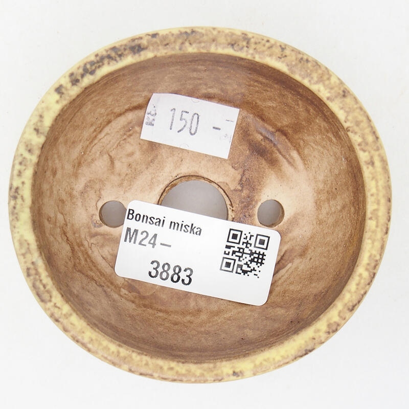 Bonsaischale aus Keramik 7,5 x 7 x 4 cm, grün