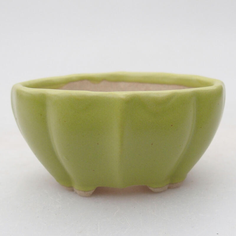Bonsaischale aus Keramik 7 x 5 x 3,5 cm, grün